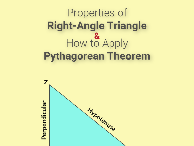 Properties Of Right Angle Triangle And How To Apply Pythagorean By Ana Perry On Dribbble