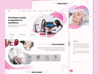 Medical Clinic landing page appointment booking booking doctor branding clinic app clinic landing page doctor graphic design health app healthcare healthcare app hospital hospital app landing page logo medic medical medical app medical clinic ui uiux