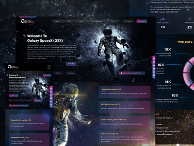 Galaxy SpaceX NFT Website