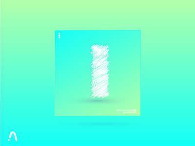 Day 9 - "I" 20 DAY GRADIENTYPE color design font fontype gradient type