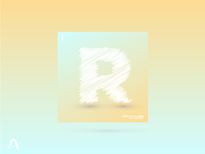 Day - "R" 18 DAY GRADIENTYPE color design font fontype gradient type