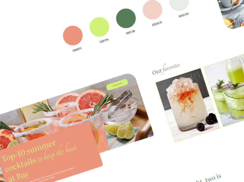 Top10 summer cocktails to keep the heat at the Bay by Daria Solovei on