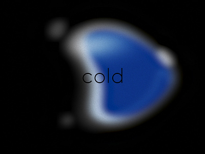 Cold abstract cold color emotion fluid gradient loop sensation