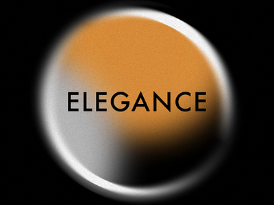 ELEGANCE circle colorpalette elegance emotion gold gradient sensation silver typography