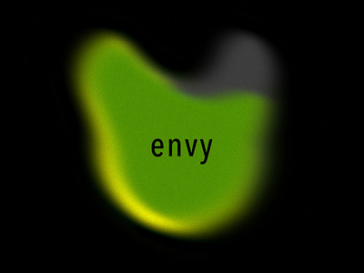 ENVY colorpalette emotion envy gradient green sensation type yellow