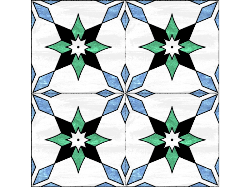 Tileproject08dribbble architecture geometric gifart inspirational lisborn loop mosaic pattern portugal tile vintage wall