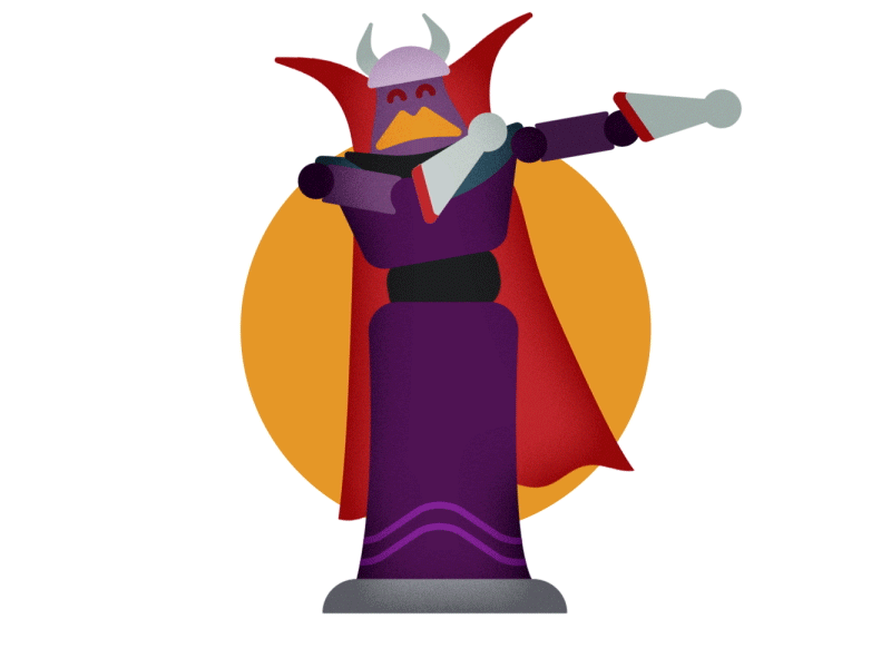 Emperor Zurg Dancing In Hell after effects andy buzz character animation character design dance disney emperor zurg evil pixar toy story villain woody zurg