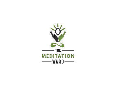 The Meditation Ward art branding design graphic design illustration logo meditation modern vector wellness