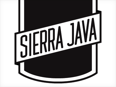 Sierra Java v0.1 tool:illustrator typeface:custom