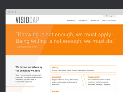 Knowing is not enough responsive sticky nav the smack pack web design