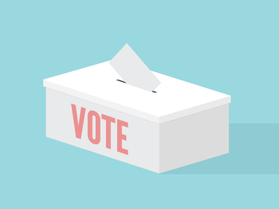 Election Day! america ballot ballot box election government icon illustration vector vote