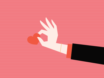 Be My Valentine hand heart holiday icon illustration love valentine valentines day vector