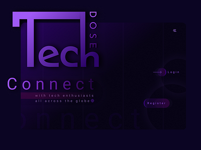 Techdose - A Social Media platform for technology lovers branding design figma graphic design illustration logo technology typography ui uiux ux vector web design