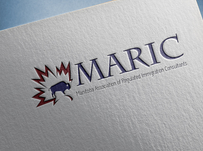 MARIC Logo adobe illustrator branding design dribbble illustration logo vector