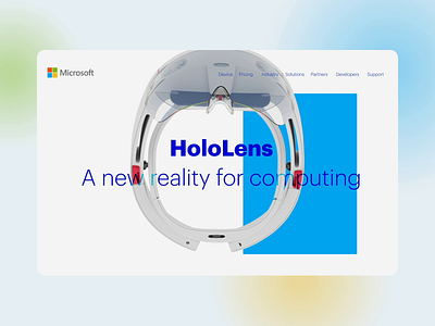 HoloLens 3D concept 3d animation blender concept design device future glasses hololens illustration microsoft product design technology