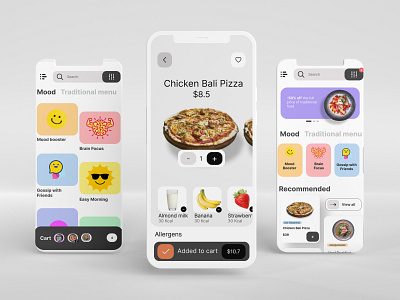 FOOD APP UI @app @design @graphic design @ui @ux