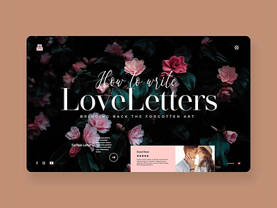 Flower Shop UI Landing Page flower landing page shop ui uiux website