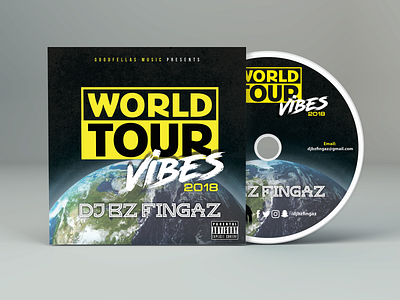 World Tour Vibes CD Design