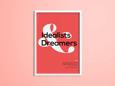 Idealists and Dreamers poster