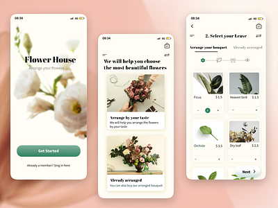 Flower Ordering App _UX/UI Design