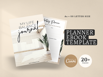 Mindfulness Planner Canva Template