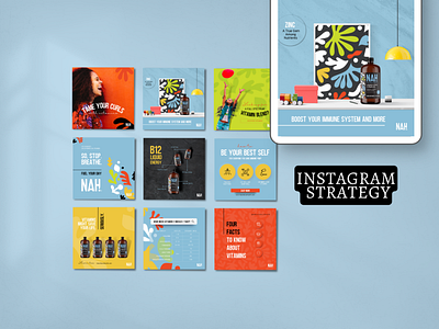 Instagram Strategy (Nutrition Brand) instagram posts instagram strategy