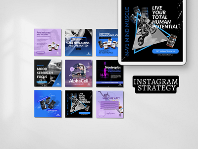 Instagram Strategy (Nutrition Brand) instagram posts instagram strategy