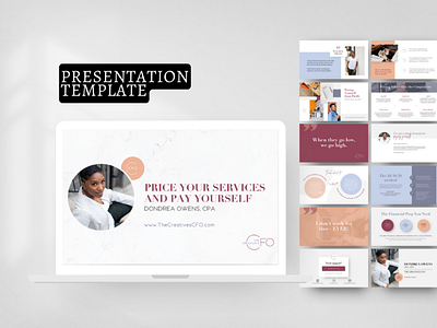 Presentation Template (Financial Advisor) canva template presentation presentation template