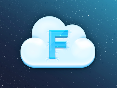 CloudFont icon cloud font icon mac osx