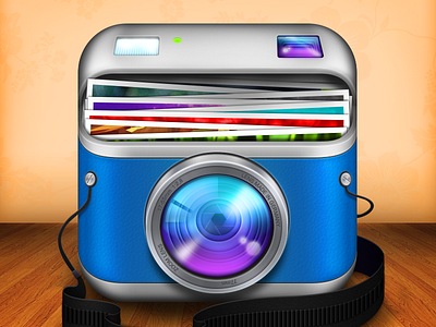 Another Camera Icon blue camera icon ios iphone picture