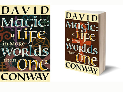 Book Cover Design for MAGIC: A Life in More Worlds Than One best book covers 2020 best book covers 2022 book cover design book covers design graphic design illustration peter selgin typography