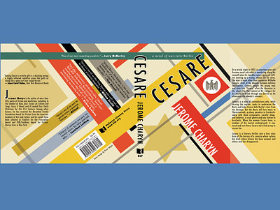 Book Cover Design for CESARE, by Jerome Charyn best book covers 2020 book cover design book covers design graphic design illustration peter selgin typography
