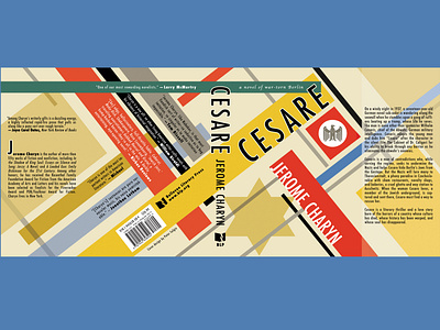 Book Cover Design for CESARE, by Jerome Charyn