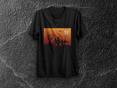 Halloween t-shirt design design fashion graphic design halloween illustraor illustration t shirt tshirt typography vector