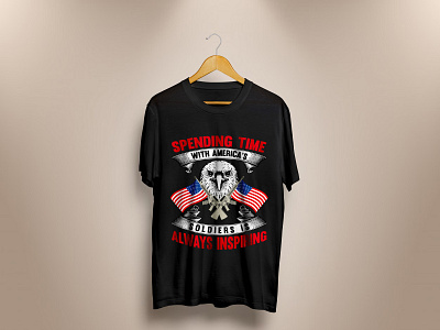 Veterans t-shirt design army design fashion graphic design illustraor illustration soldier t shirt typography usa usa army usa flag veterans veterans t shirt design