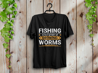 Fishing T-shirt design