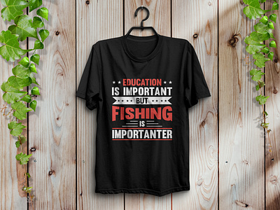 Fishing T-shirt design