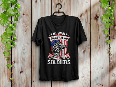 American army t-shirt design for army lovers