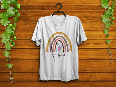 Rainbow t-shirt design caligraphy color design fashion graphic design illustraor illustration kind leopard rainbow t shirt tiger vector