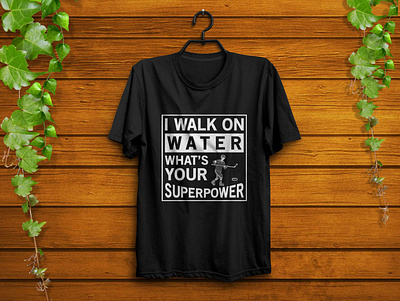 Hockey t-shirt design design fashion google graphic design hockey ice hockey illustraor illustration player sports stick superpower t shirt typography vector walk water