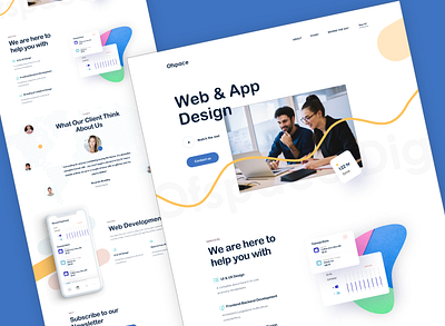 Web & App Design Website Layout Template adobe xd app design dribbble layout ui web app web app website web app website ayout website website layout website template websites wordpress