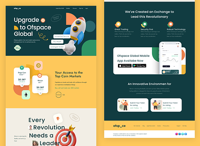 Upgrade to ofspace Global Website Layout Template adobe xd app bitcoin crypto crypto exchange website cryptocurrency cryptocurrency exchange cryptocurrency exchange website design ui ui design website website layout website template website ui website ui design websites wordpress