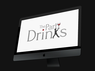 Logotipo The Party Drinks branding design imagen corporativa logo logotipos
