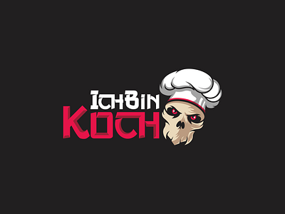 Ich Bin Koch Logo Design branding design flat illustration logo logo design logos logotype mascot mascot design mascot logo vector