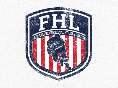 Federal Hockey League branding federal federal hockey league fhl hockey league logo design sports sports design