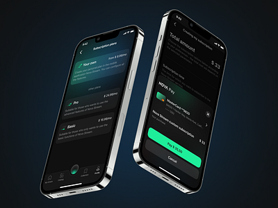 Nova Pay mobile app design product design ui ux