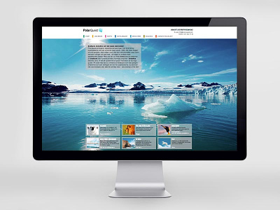 Design for web - primarely travels to the Polar regions