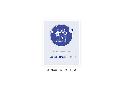 Referral Code UI
