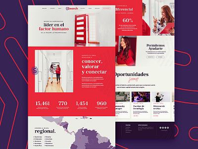 Search - Corporate Page company corporate design header innovation landing page responsive ui ux web web design