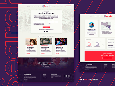 Search - Behance Case Study uploaded! branding business corporate icon kit logo logotype rebrand ui ui kit web wireframe